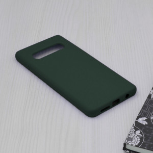 Husa telefon Samsung Galaxy S10 Plus - Techsuit Soft Edge Silicone - Dark Green - Img 4