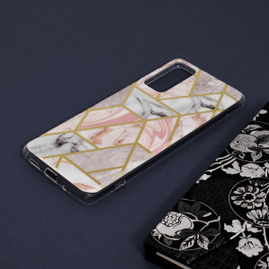 Husa telefon Samsung Galaxy S20 FE / S20 FE 5G - Techsuit Marble Series - Pink Hex - Img 4
