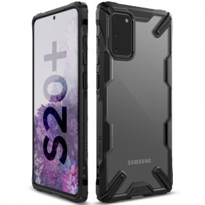 Husa telefon Samsung Galaxy S20 Plus 4G / S20 Plus 5G - Ringke Fusion X Design - Black - Img 2