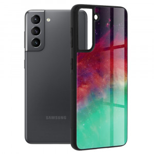 Husa telefon Samsung Galaxy S21 5G - Techsuit Glaze Series - Fiery Ocean - Img 1
