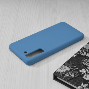 Husa telefon Samsung Galaxy S21 FE 5G - Techsuit Soft Edge Silicone - Denim Blue - Img 4