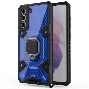 Husa telefon Samsung Galaxy S21 Plus 5G - Techsuit Honeycomb Armor - Blue - Img 1