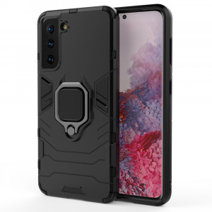 Husa telefon Samsung Galaxy S21 Plus 5G - Techsuit Silicone Shield - Black - Img 1
