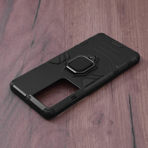 Husa telefon Samsung Galaxy S21 Ultra 5G - Techsuit Silicone Shield - Black - Img 3