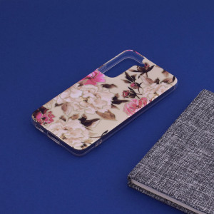 Husa telefon Samsung Galaxy S22 5G - Techsuit Marble Series - Mary Berry Nude - Img 4