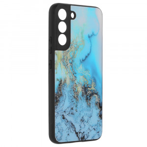 Husa telefon Samsung Galaxy S22 Plus 5G - Techsuit Glaze Series - Blue Ocean - Img 3