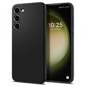 Husa telefon Samsung Galaxy S23 - Spigen Liquid Air - Matte Black - Img 1