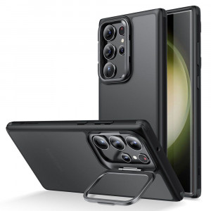 Husa telefon Samsung Galaxy S23 Ultra - ESR Classic Kickstand - Frosted Black - Img 1