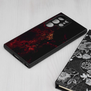 Husa telefon Samsung Galaxy S23 Ultra - Techsuit Glaze Series - Red Nebula - Img 2