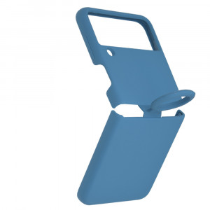 Husa telefon Samsung Galaxy Z Flip3 5G - Techsuit Soft Edge Silicone - Denim Blue - Img 2