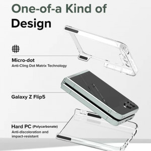 Husa telefon Samsung Galaxy Z Flip5 - Ringke Slim - Black - Img 3