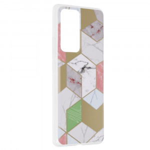 Husa telefon Xiaomi 12 Pro - Techsuit Marble Series - Purple Hex - Img 2