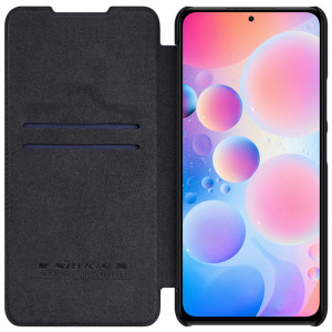 Husa telefon Xiaomi Mi 11i / Poco F3 - Nillkin QIN Leather Case - Black - Img 2