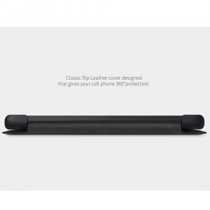 Husa telefon Xiaomi Poco M3 - Nillkin QIN Leather Case - Brown - Img 4