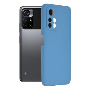 Husa telefon Xiaomi Poco M4 Pro 5G - Techsuit Soft Edge Silicone - Denim Blue - Img 1