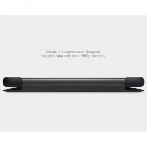 Husa telefon Xiaomi Poco X3 / X3 NFC / X3 Pro - Nillkin QIN Leather Case - Black - Img 3