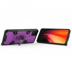 Husa telefon Xiaomi Redmi 9C / Redmi 9C NFC - Techsuit Honeycomb Armor - Rose-Violet - Img 2