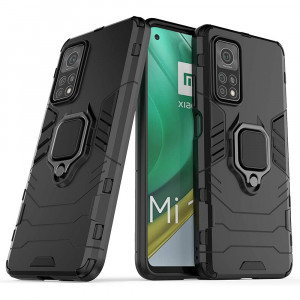 Husa telefon Xiaomi Redmi Mi 10T 5G / Mi 10T Pro 5G - Techsuit Silicone Shield - Black - Img 1