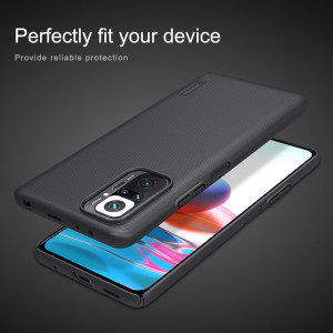 Husa telefon Xiaomi Redmi Note 10 Pro / Note 10 Pro Max - Nillkin Super Frosted Shield - Blue - Img 4