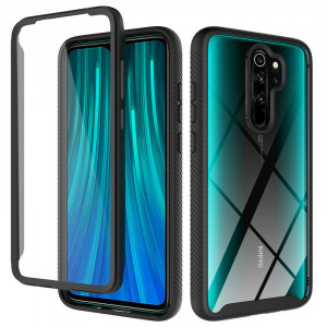 Husa telefon Xiaomi Redmi Note 8 Pro + Folie - Techsuit Defense360 Pro - Black - Img 1