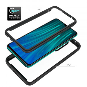 Husa telefon Xiaomi Redmi Note 8 Pro + Folie - Techsuit Defense360 Pro - Black - Img 2