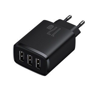 Incarcator de Priza 3xUSB, 17W - Baseus (CCXJ020101) - Black - Img 4