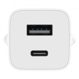Incarcator Priza GaN Fast Charging 65W cu Cablu Type-C la Type-C - Xiaomi Mi - White (Blister Packing) - Img 4