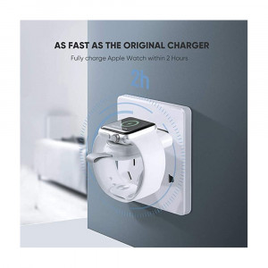 Incarcator Wireless Magnetic pentru Apple Watch 5V - Ugreen (50944) - White - Img 4