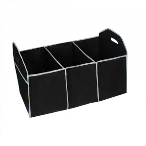 Organizator Auto Portbagaj Tip Cutie 50 x 31 x 24cm - Techsuit (CO-F1) - Black - Img 1