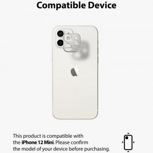Protectie Camera pentru iPhone 12 mini - Ringke Camera Styling - Silver - Img 2