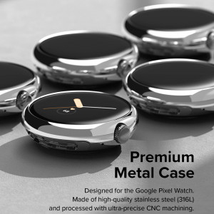Rama pentru Pixel Watch - Ringke Bezel Styling - Glossy Silver - Img 2