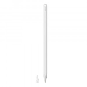 Stylus Pen cu Functiile Palm Rejection si Tilt - Baseus Smooth Writing 2 Series (SXBC060102) - White - Img 1