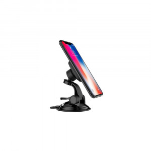 Suport Auto Magnetic pentru Telefon - Hoco Happy (CA28) - Black - Img 3