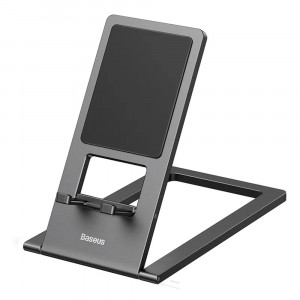 Suport Birou Telefon / Tableta - Baseus Foldable (LUKP000013) - Gray - Img 1