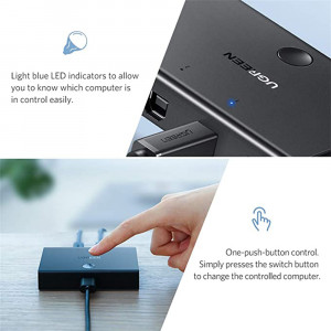 Switcher 2xUSB-B, 480Mbps - Ugreen (30345) - Black - Img 3