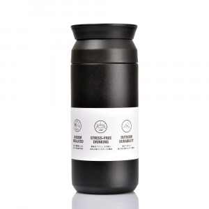 Termos din Otel Inoxidabil cu Afisaj Digital, 480ml - Techsuit (THM5) - Black - Img 1