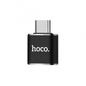 Adaptor OTG USB-A la Type-C 480Mbps - Hoco (UA5) - Black - Img 2