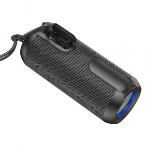 Boxa Wireless BT 5.1, FM, Card TF, Disk U, Lumini RGB, 10W, 1200mAh - Hoco Artistic Sports (BS48) - Grey - Img 4