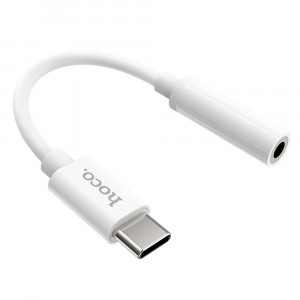 Cablu Audio Adaptor Type-C la Jack - Hoco (LS30) - White - Img 1