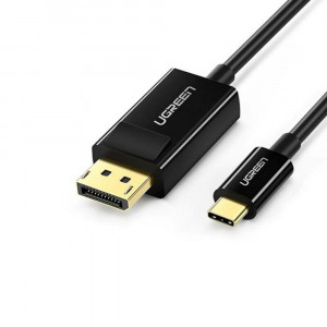 Cablu Video Type-C la Display Port, 4K x 2K@30Hz, 1.5m - Ugreen (50994) - Black - Img 3