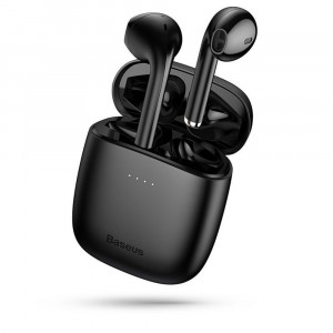 Casti Bluetooth Wireless Noise Cancelling - Baseus Encok W04 (NGTW210001) - Black - Img 1