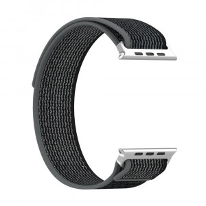 Curea pentru Apple Watch 1 / 2 / 3 / 4 / 5 / 6 / 7 / 8 / SE / SE 2 (38 mm / 40 mm / 41 mm) - Techsuit Watchband (W039) - Red / Gray - Img 3
