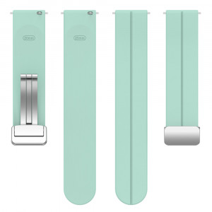 Curea pentru Samsung Galaxy Watch 4/5/Active 2, Huawei Watch GT 3 (42mm)/GT 3 Pro (43mm) - Techsuit Watchband (W011) - Teal Green - Img 3