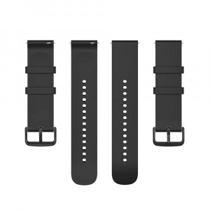 Curea pentru Samsung Galaxy Watch (46mm) / Gear S3, Huawei Watch GT / GT 2 / GT 2e / GT 2 Pro / GT 3 (46 mm) - Techsuit Watchband 22mm (W001) - Black - Img 2