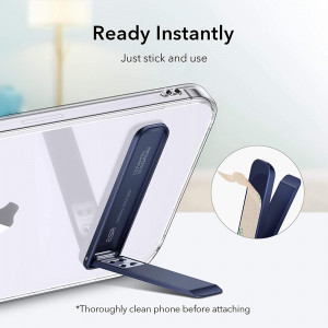 ESR - Desk Holder Boost Kickstand - Adjustable Angle, Vertical and Horizontal Stand, for Phones - Navy Blue - Img 2