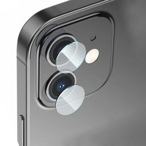 Folie Camera pentru iPhone 12 mini - Mocolo Full Clear Camera Glass - Clear - Img 1