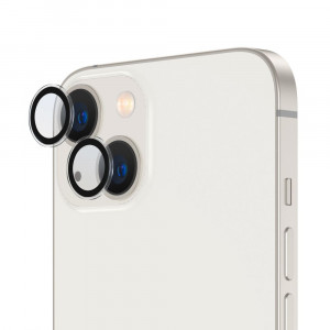 Folie Camera pentru iPhone 14 / iPhone 14 Plus - ESR Lens Protector Tempered Glass - Black - Img 2