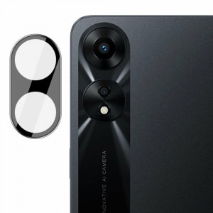 Folie Camera pentru Oppo A58 / A78 - Techsuit Full Camera Glass - Black - Img 1