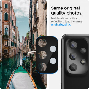 Folie Camera pentru Samsung Galaxy A73 5G / A53 5G / A33 5G (set 2) - Spigen Optik.TR - Black - Img 3