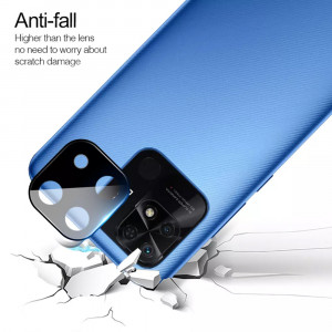 Folie Camera pentru Xiaomi Redmi 10C - Mocolo Silk HD PRO Camera Glass - Black - Img 2